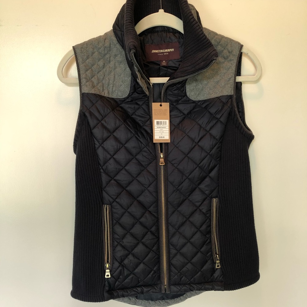 Johnston & Murphy Navy vest
